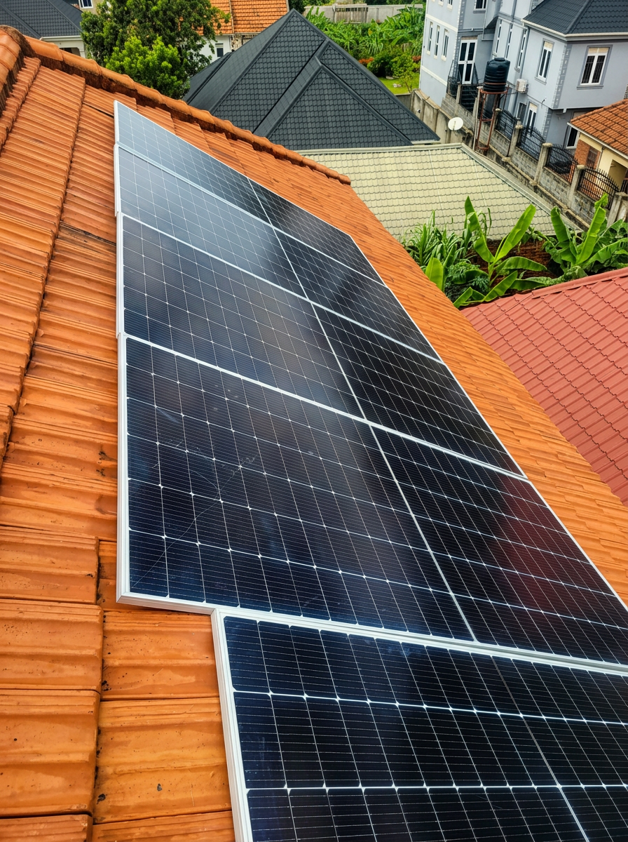 Tiled-Roof Solar Array